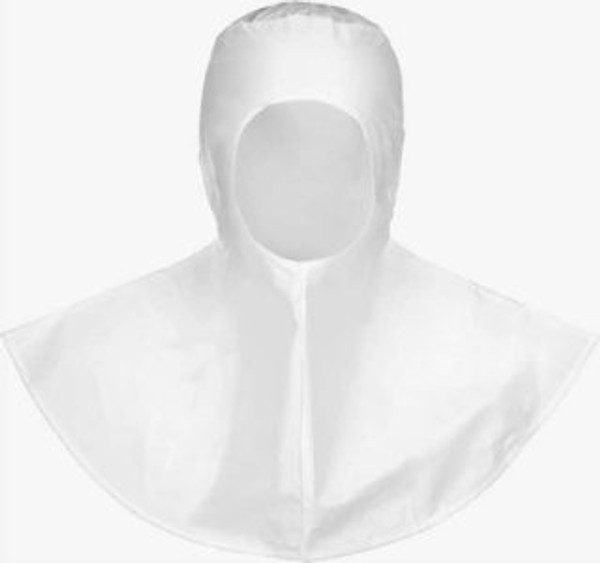 Cleanrooom Hoods: Open Face, Side Ties, SMS Material, Lakeland, Cleanroom, Individually Packaged, Universal Size, 100/Case, LA-SBC713CMB