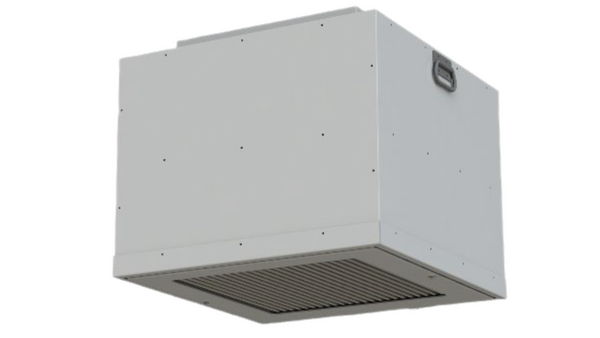 AiCompact HEPA Filter Unit: Ceiling Mounted, 900-1100 cfm, 23"Lx23"Wx20"H, AX-AIR-FIT-1000