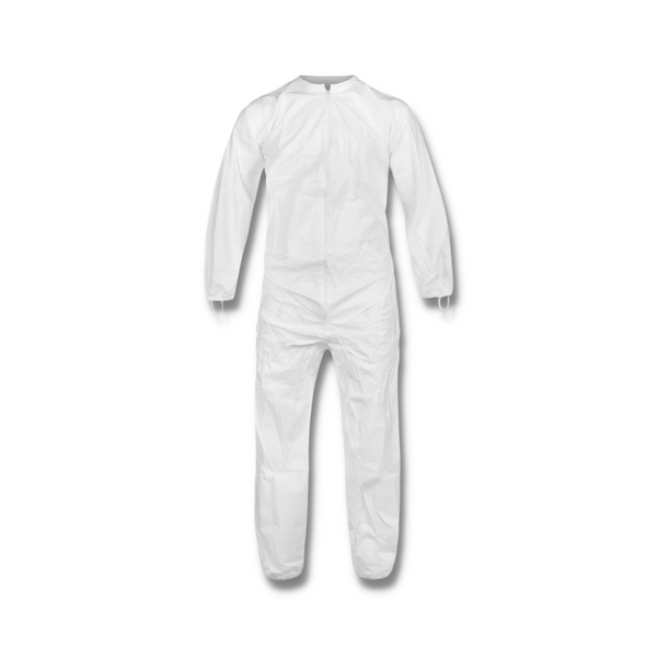 Disposable Cleanroom Coveralls:  Elastic Wrists/Ankles, SMS Material, Individually Packaged, 25/case, LA-SBC417CM