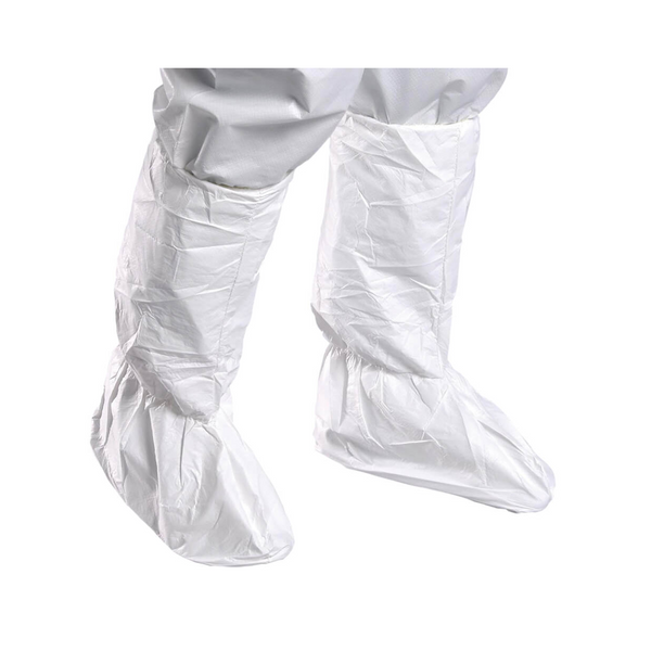 Cleanroom Boot Covers, Microporous Material, 18"H, Ultra Grip Sole, Medium, 100 pairs/case  AP-BT-A1815-B