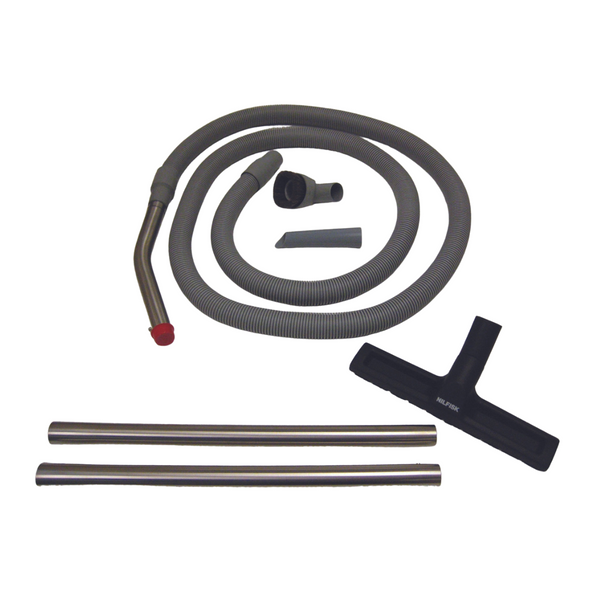 Cleanroom Vacuum Hoses:. PVC Hose with Curved Tube, Replacement Part for Nilfisk VT Mercury Vac,  NI-01727310