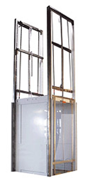 Vertical Sliding Door Pass Throughs, Polypropylene, 56"Wx100"Hx 62"D, CAP-18FSP-PP-VD-56Wx100Hx62D