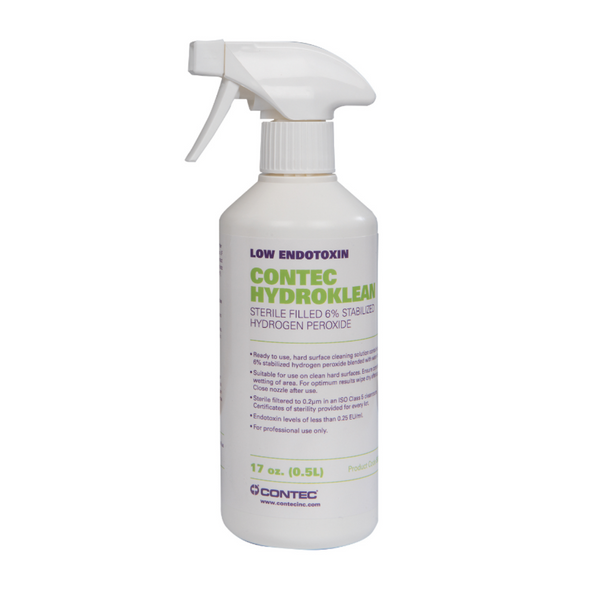 Sterile Contec Hydroklean:: 6% Hydrogen Peroxide And Water, 17 oz., CO-SBT17HKLE