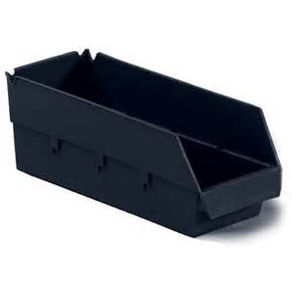 ESD Conductive Shelf Bins: Black, 12"L x 8.5"W x 4.0"H, 24/Case, Price Per Case, LB-SB1204-8XL