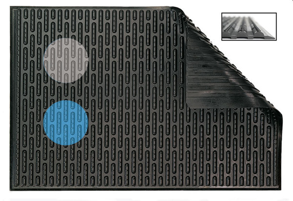 Nitrile Anti-Fatigue Mats:: Resistant to Chemicals, Oil and Heat, Cleanroom ISO 5 Class 100, EO-SL