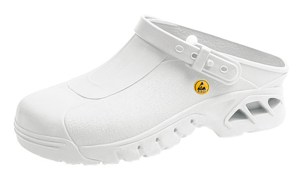 Autoclavable Shoes:: Cleanroom, ESD, Unisex, White, Sizes: 36, 38, 40, 42, 44, 46, AB-39600