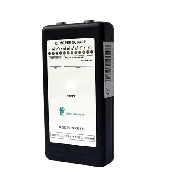 Pocket Digital Surface Resistance Test Kits; Built-in Resistivity Probes, Carrying Bag, TT-SRM310