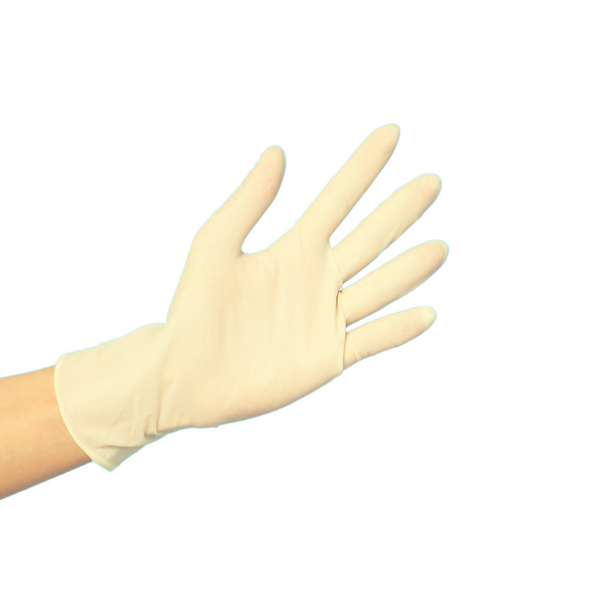 Latex Cleanroom Gloves, ISO 5 Class 100, 9.5" Long, S-XL, 100/Bag-10 Bags/Case, TN-TGL900