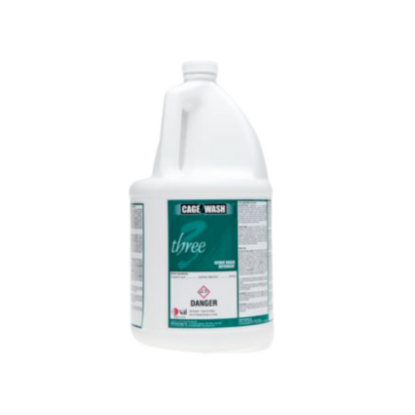 Cage-2-Wash 3 Non Sterile:. Phosphoric Citric Acid Cleaner, 4 Gallon/Case, VA-C-3-1G-01.