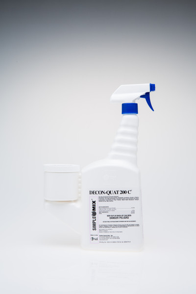 DECON-QUAT 200C:. Quaternary Ammonium, SimpleMix, 16 oz. Trigger Spray, Non-Sterile, VA-DQ200C-07-16Z-01