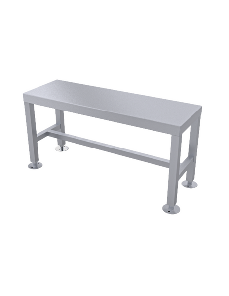 Gowning Benches; Fully Welded, 316 Stainless Steel, H-Frame Base, CRW-GB-316