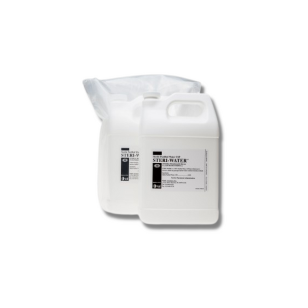 Sterile Water, USP Purified, Cleanroom, Gallons, 4 Gallons/Case, VA-STWA-02