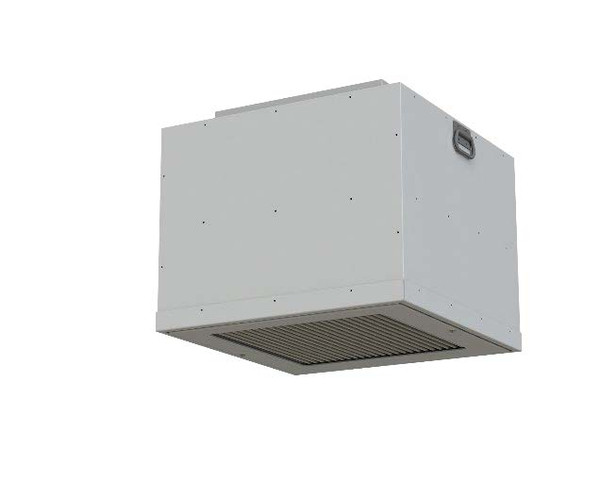 Compact HEPA Filter Unit: Ceiling Mounted, 500-600 cfm, 23"Lx23"Wx20"H, AX-IRIS-AIR-500