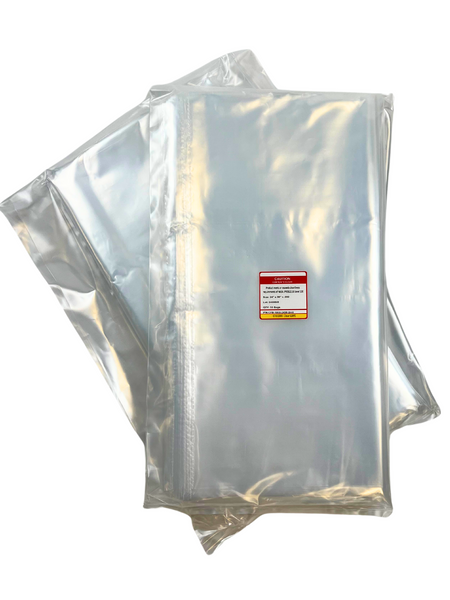 Cleanroom Bags: LDPE Polyethylene, 24" x 36",  2.0 mil, Level 100, 100/Pack, CFB-1000-2436-2Mil