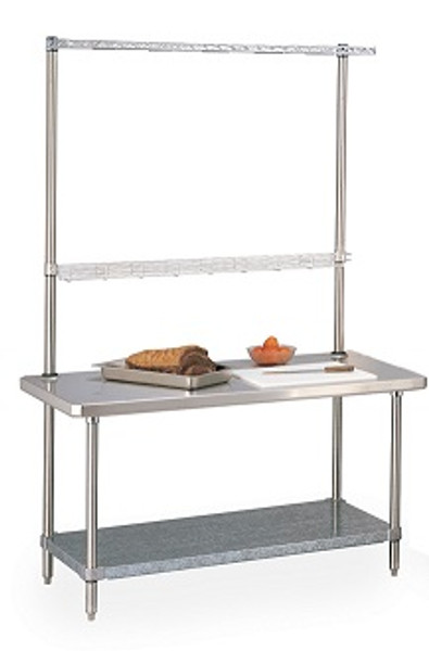 Metro Table Accessories, Utility Racks, Chrome, 4"x 52", IM-654SRC: