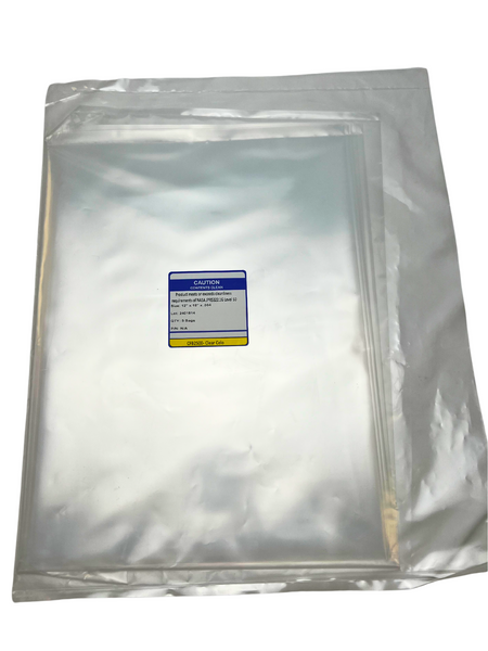 Cleanroom Bags:. ULO Polyethylene, 12" x 16",  4.0 mil, Level 50, 100/Pack, CFB-2500-1216-4Mil-Lev50-PACK