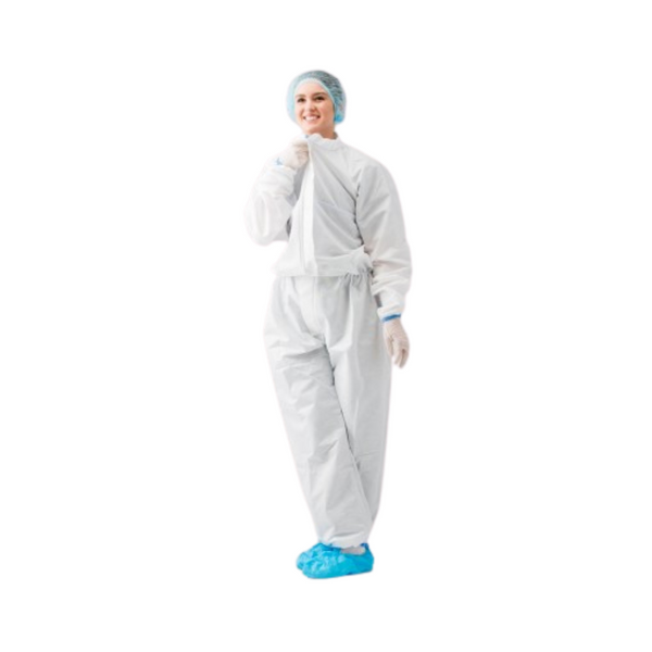 Sterile Coveralls:. Microporous, Elastic Wrists &amp; Ankles, Individually Packaged, ISO 5 Class 100, 25/Case, Large, VA-1700P-E-S-17002-L