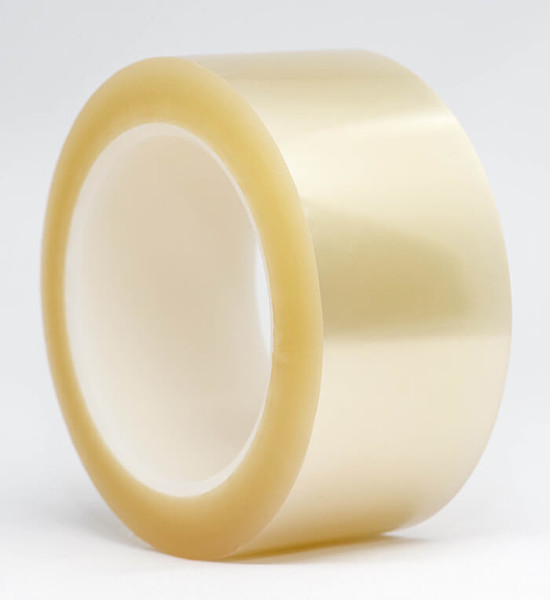 High Temperature Cleanroom Tape, Polyester, Silicon Adhesive, ISO 8 Class 100,000, Clear, Price Per Roll, WW-0570CL-P7S