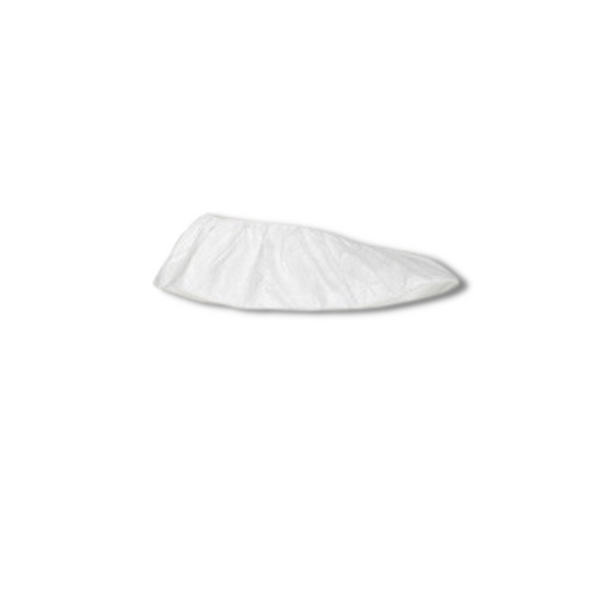 DuPont Tyvek Shoe Covers, Gripper Sole, SM-XL, Cleanroom, Bulk Packaged, 50 Pairs/Case, DU-IC451SWHxx01000B