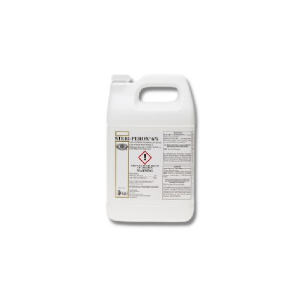 STERI-PEROX:. Hydrogen Peroxide, 6%, Gallons, Non-Sterile, 4 Gallons/Case, VA-SPER-01-6%