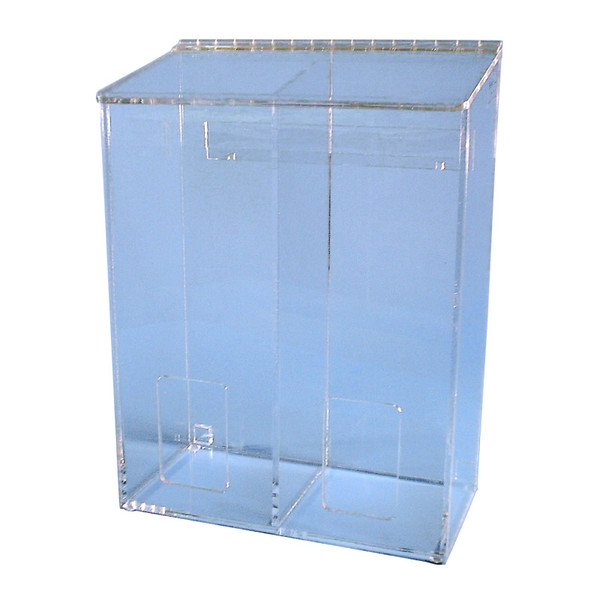 Low Profile Dispensers, 2-5 Compartments, Sloped Lid, Front Access Hole, SC-AT-PETG