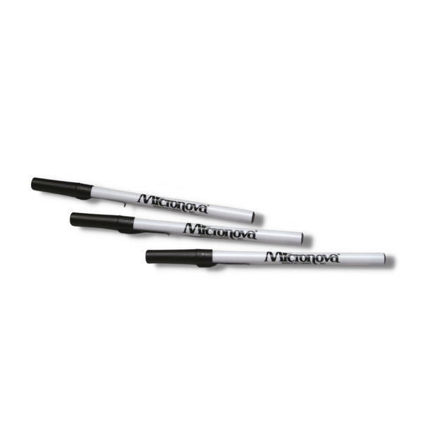 Sterile Cleanroom Pens:. Black, Irradiated, Resistant to Bleach and Phenolics, 100/Case, MN-PEN-01IR