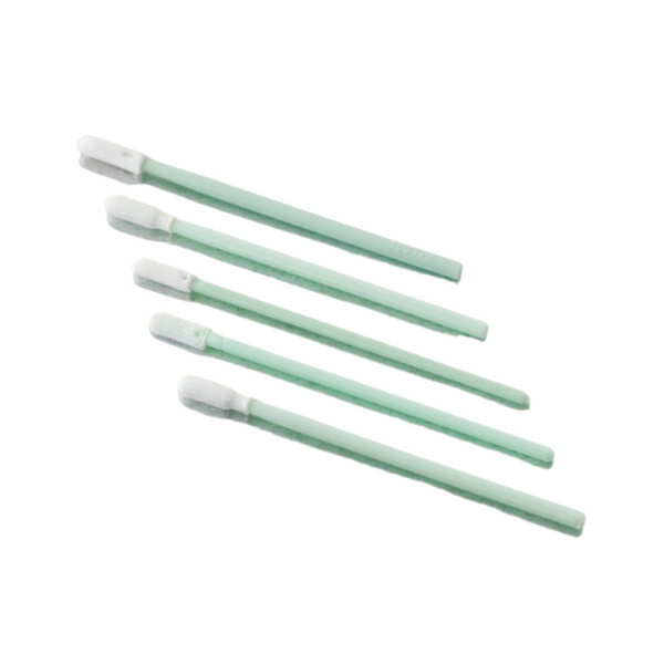 Cleanroom Swab: Foam Tip,  3/8"W x 1"L, 6" Plastic Handle, LT-S-147P