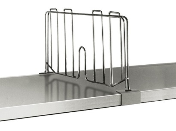 Dividers for Solid Shelves: Chrome, Eagle, 14"x 8"H, EA-SSD14-C