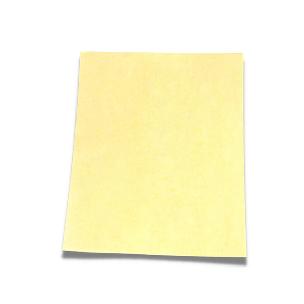 Cleanroom Paper: 8.5"x11", Yellow, Autoclavable, 22#, 250 Sheets/Pack - 10 Packs/Case, LT-8511-22Y