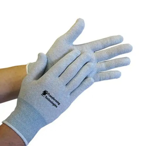 Inspection Gloves:. ESD Static Dissipative Nylon, Uncoated, Seamless, Washable, XS-2XL, 12 Pairs/Pack, TEC-GL4500