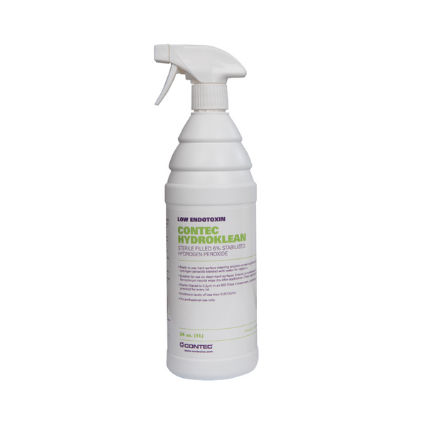 Sterile Contec Hydroklean:: 6% Hydrogen Peroxide And Water, 34 oz, CO-SBT34HK6IR