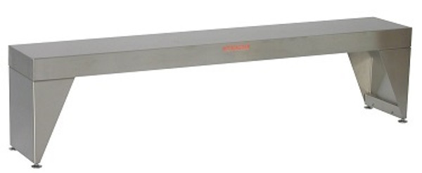 Gowning Benches:, Heavy Duty, 304 Stainless Steel, 12" Wide, Multiple Lengths, CAP-63FM-SST