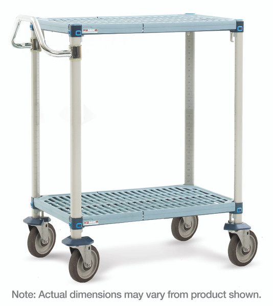 Corrosion Resistant Carts, 2 Adjustable Perforated Shelves, 24x 36, IM-MQUC2436G-25