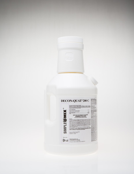 DECON-QUAT 200C:. Quaternary Ammonium, SimpleMix, Gallons, Non-Sterile, VA-DQ200C-05-2Z