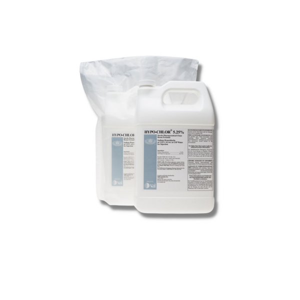 HYPO-CHLOR, Sodium Hypochlorite, 5.25%, Gallon, Sterile, VA-SHC-02-5.25