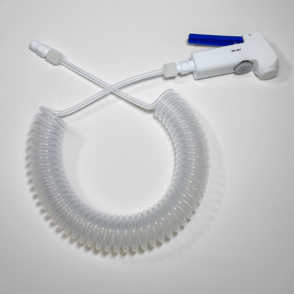 DI Water Spray Guns and Coiled Hose, PTFE Gun, 1/4" FNPT Inlet Thread, FEP Coiled Hose, TA-SG-401