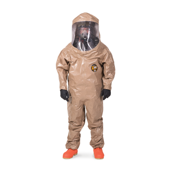 Kappler Zytron 300 Chemical Suits:. TES, NFPA Certified, Front Entry, Expanded Back, AntiFog Visor, Neoprene Gloves, Boots, 2 Exhaust Valves, 6/Case, KA-Z3H577-92