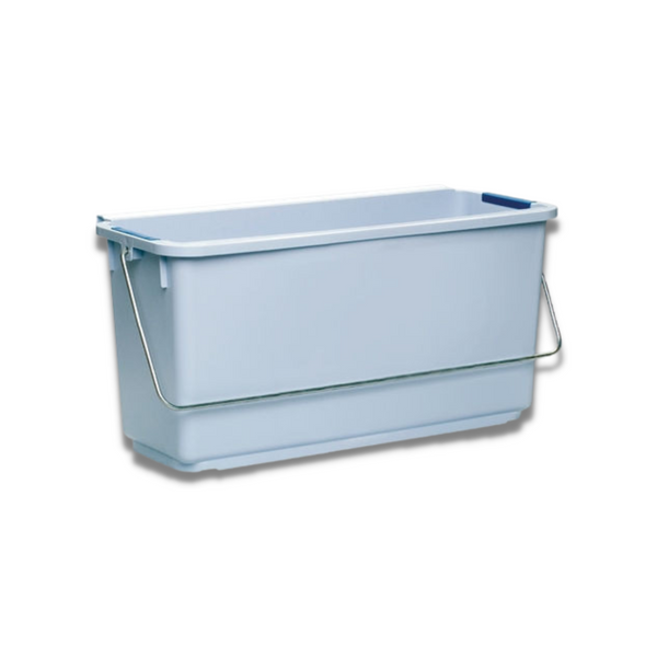 Mop Bucket: 20 1/2" Long, Color Coded Clip, Stainless Steel Handle, Autoclavable, RM-131662