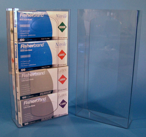 Exam Glove Box Dispensers, 10"W x 20"H x 3.5"D, Holds Four Boxes, SC-EBD-4000