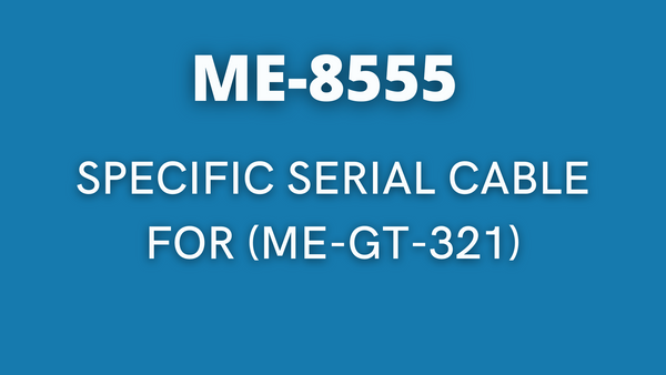 Cable Assemblies:. Specific Serial Cable for ME-GT-321 Particle Counter, ME-8555