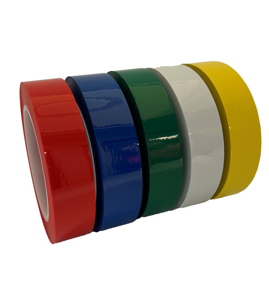 Anti-Static Cleanroom Tape:. Vinyl Base/PET Over Laminate/ESD Coated, Acrylic Adhesive, ISO 7 to ISO 8, Price Per Roll, WW-0286-P3S-P3S