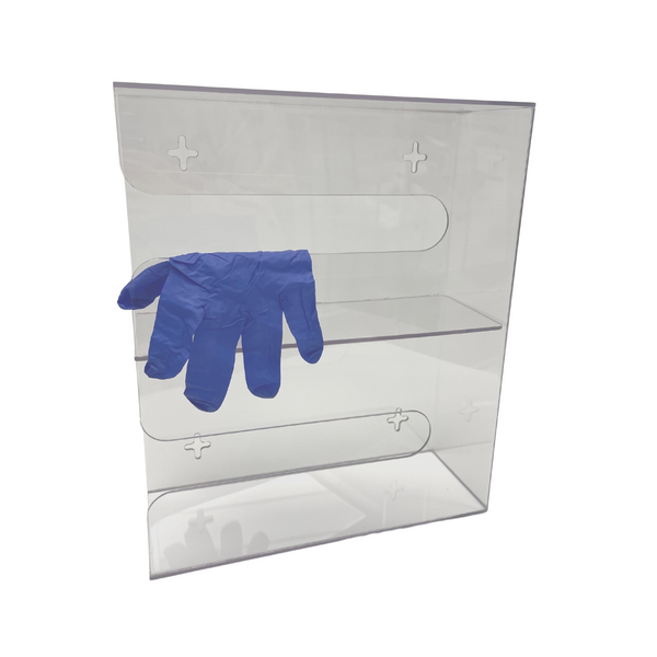 Glove Dispensers, 2 Compartment, 13"W x 11"H x 4-1/4"D, AK-777-2