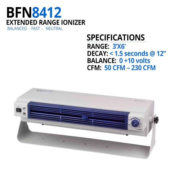 Extended Coverage Bench Top AC Ionizers, TT-BFN8412