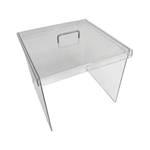 Acrylic Balance Shield, Removable lid -  13"W x 12"H x 13"D; AK-224