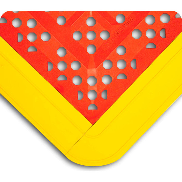 Emergency Shower Mats; Red/Yellow, 27" x 42", WW-546-782742RDYL