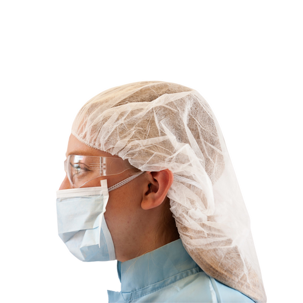 Face Masks; Single Retention Band, Cleanroom Packaged, Made In USA, 300/Case, AP-9908