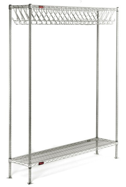 DISCONTINUED Electropolished Garment Racks: Free Standing, EA-EPxxxx-GRH