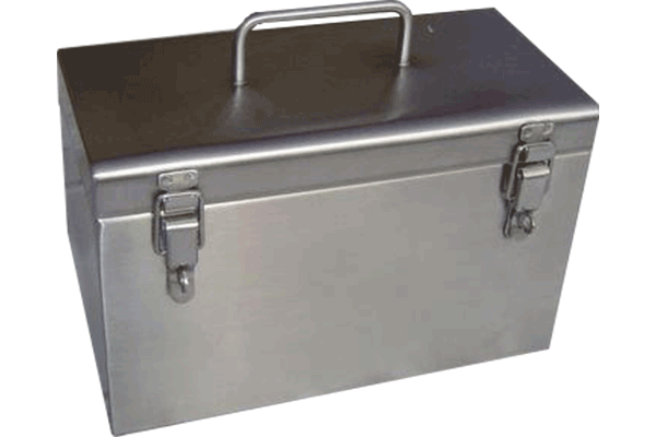 Tool Box: Hand Carry, 304 Stainless Steel, 14"L x 7"W x 9"H, CRW-TOOL-1479