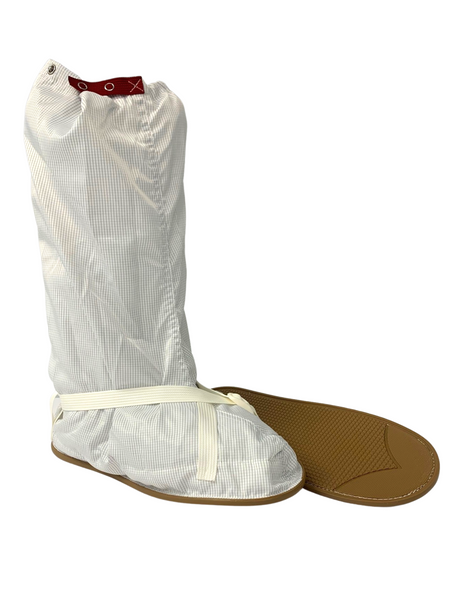 Washable Cleanroom Boot Covers: Fibrosole, XS-3XL, FI-CBF