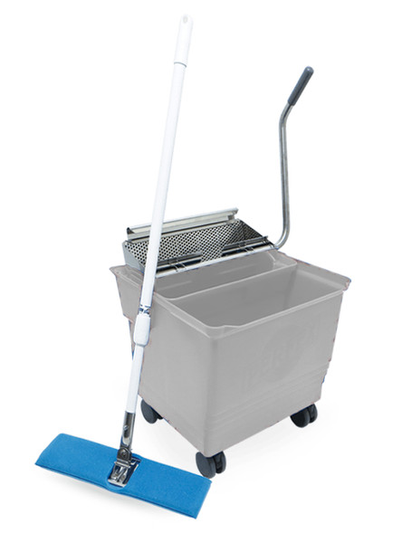 Mop Bucket Systems,: Perfex TruClean II Compact Flat Mop, Bucket-in-Bucket, White, PF-30-2-W